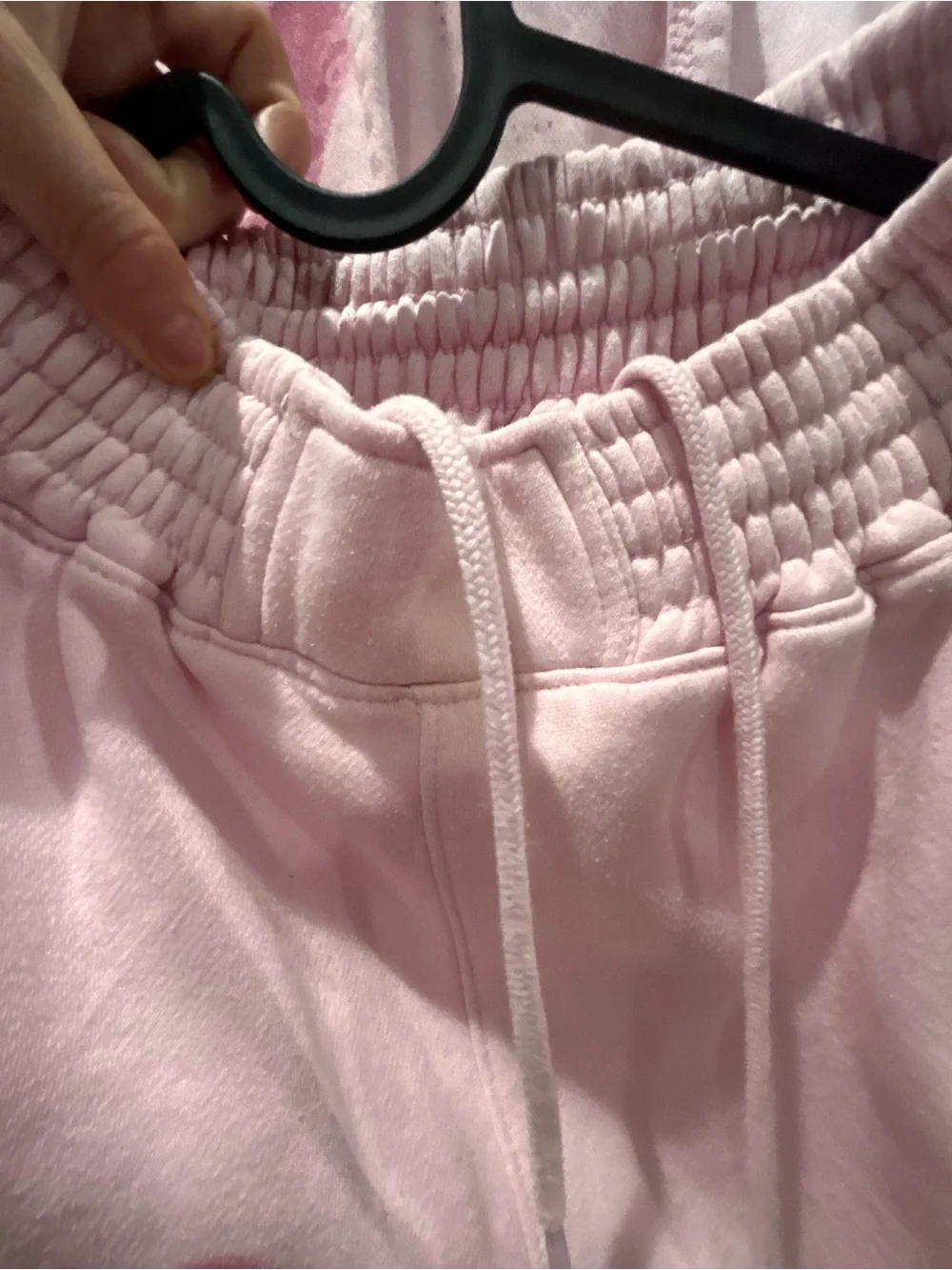 Pink Heart Crop Hoodie and Jogger Set Viral Tik Tok
